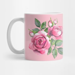 Branch of pink roses Mug